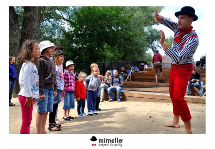 Warsztaty Pantomimy i Sztuki Cyrkowej nad Wisłą - Mim Warszawa Clown