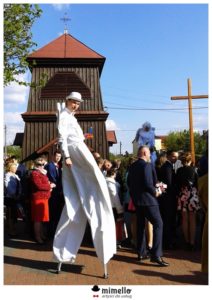 Anioły na Szczudłach na Ślubie - Szczudlarz Skarżysko Kamienna