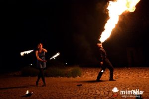 Niezwykły pokaz Fireshow podczas Wesela - Taniec z Ogniem Opalenica