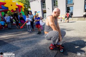 Artyści Mimello podczas imprezy Kinder Niespodzianki-Zabrze