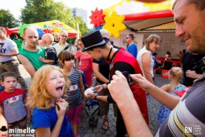 Artyści Mimello podczas imprezy Kinder Niespodzianki-Zabrze