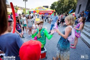 Artyści Mimello podczas imprezy Kinder Niespodzianki-Zabrze