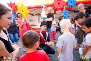 Artyści Mimello podczas imprezy Kinder Niespodzianki-Zabrze