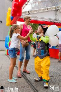 Artyści Mimello podczas imprezy Kinder Niespodzianki-Zabrze